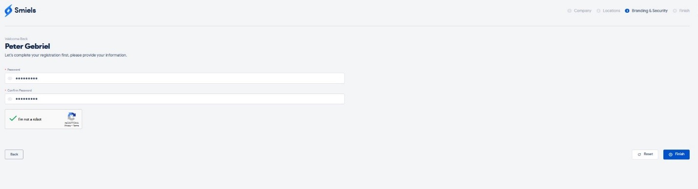 profile password