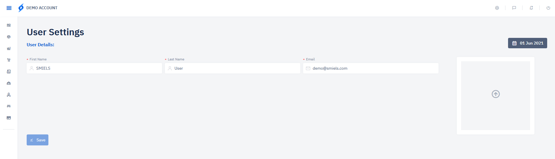 user settings